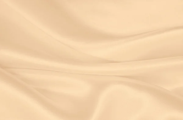 Smooth Elegant Golden Silk Satin Luxury Cloth Texture Can Use — Stock Photo, Image