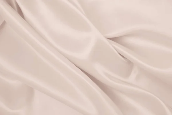 Lisse Élégante Soie Dorée Satin Texture Tissu Luxe Peut Utiliser — Photo