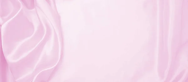 Gładka Elegancka Różowa Jedwabna Lub Satynowa Konsystencja Może Służyć Jako — Zdjęcie stockowe