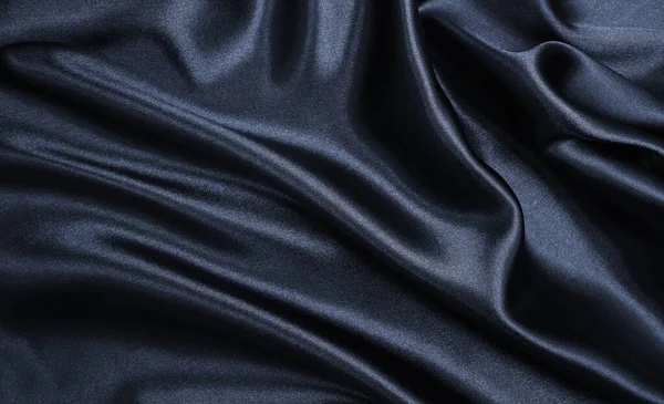 Suave Elegante Seda Cinza Escuro Textura Cetim Pode Usar Como — Fotografia de Stock