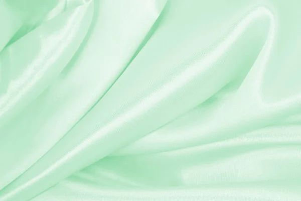 Glatte Elegante Grüne Seide Oder Luxuriöse Stofftextur Aus Satin Können — Stockfoto