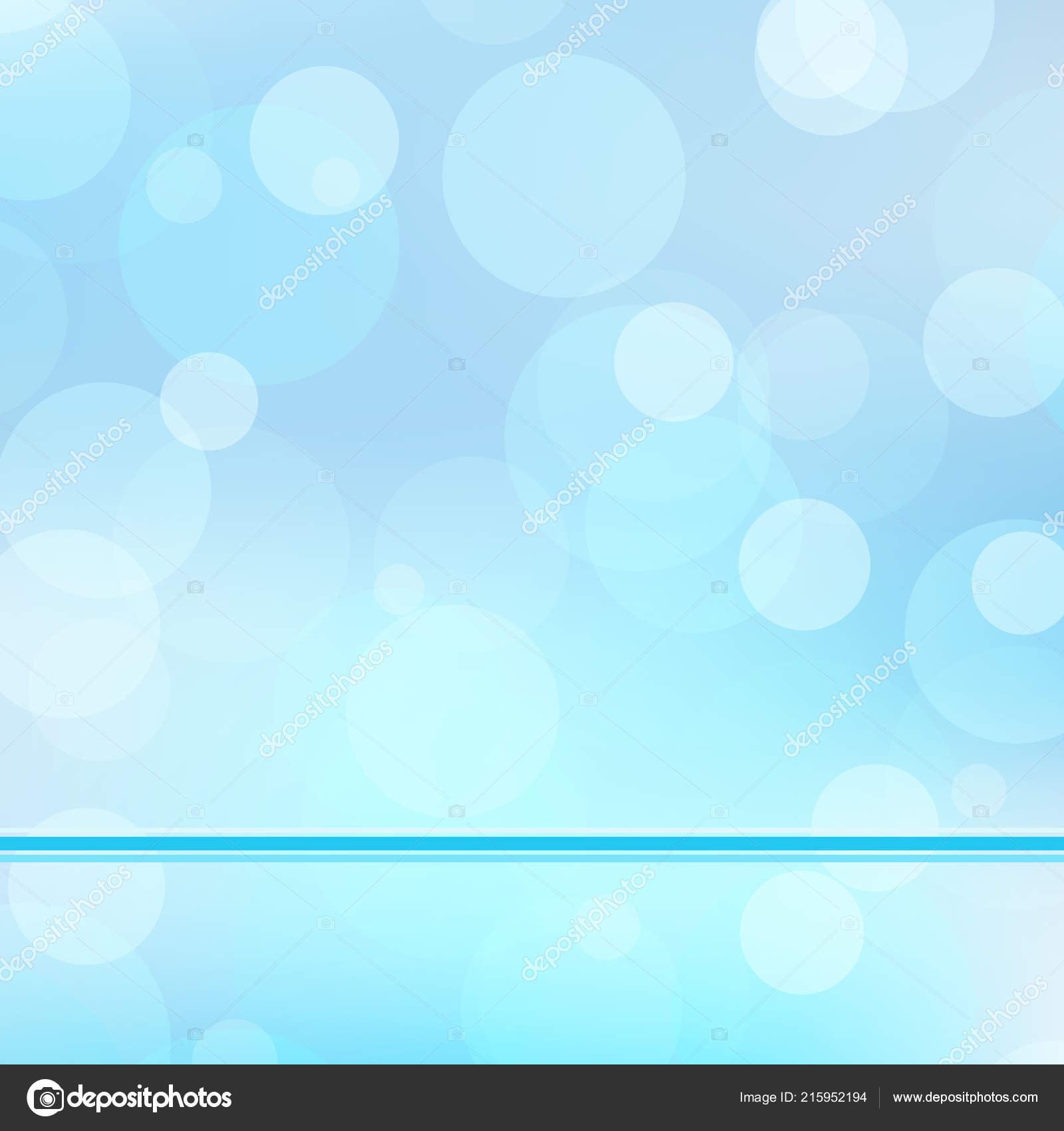 Abstract Pale Cornflower Blue Background Transparent Circles Subtle