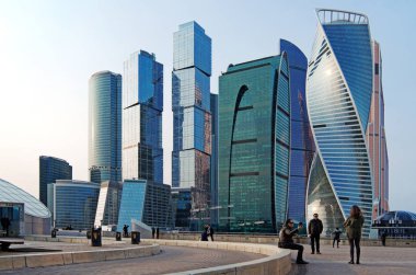 Moskova, Rusya - 17 Ekim 2017: Moskova Uluslararası İş