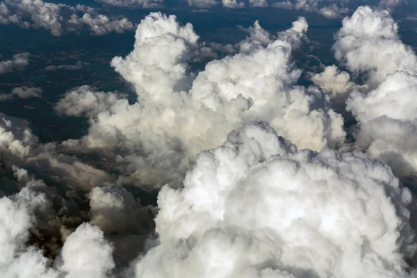 Céu Tempestuoso Bonito Com Fundo Nuvens Céu Escuro Com Nuvens — Fotografia de Stock