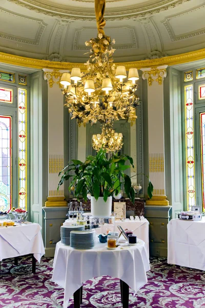 France Bordeaux May 2019 Beautiful Design Restaurant Served Breakfasts Chateaux — Stock Photo, Image