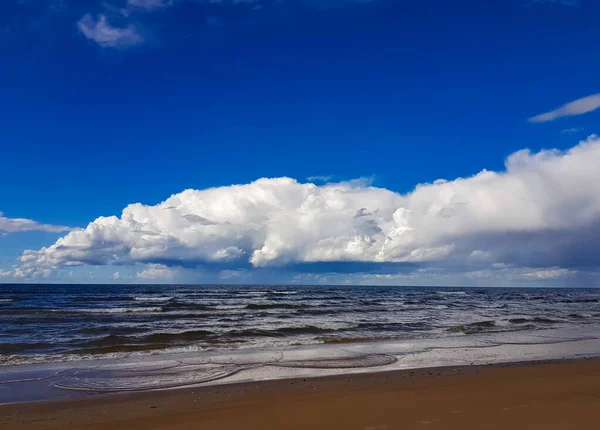 Costa Selvagem Mar Báltico Letónia — Fotografia de Stock