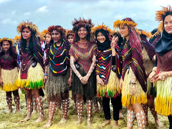 Indonesia Papua New Guinea Wamena Ryan Jaya Ağustos 2018 Papuan — Stok fotoğraf