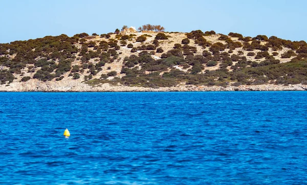 Klein Zandeiland Egeïsche Zee Kreta Griekenland — Stockfoto