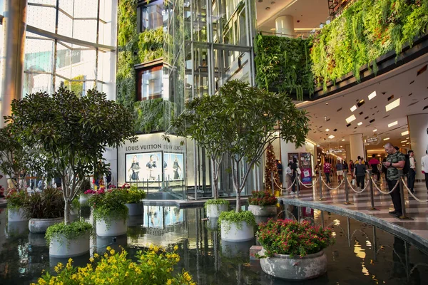 Tajlandia Bangkok Styczeń 2020 Piękne Wnętrze Dużego Centrum Handlowego Siam — Zdjęcie stockowe