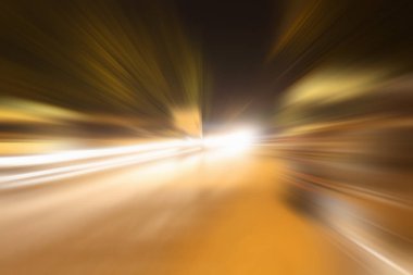 Hareket hızı arka plan ile defocused bokeh ışık ve gölge 
