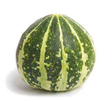 Kabak izole beyaz zemin üzerinde. Taze, portakal ve dekoratif