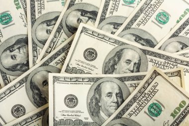 Tasarım için yüz dolarlık banknotların kavramsal arka planı