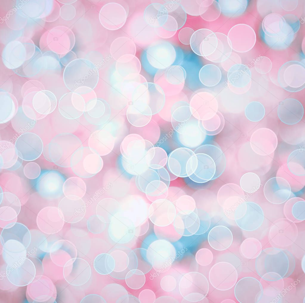 Abstract multicolored background with blur bokeh for design