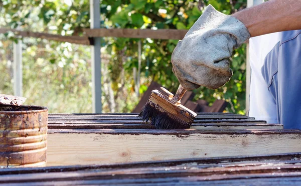 Eski eldiven erkek işçi panoları açık ev dekorasyon için boyama