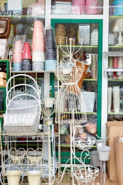 Hatıra Eşyası city piyasa turistler için el yapımı sepet