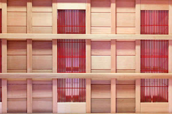 Infrared Empty Classic Wooden Sauna Improve Health — Stock Photo, Image