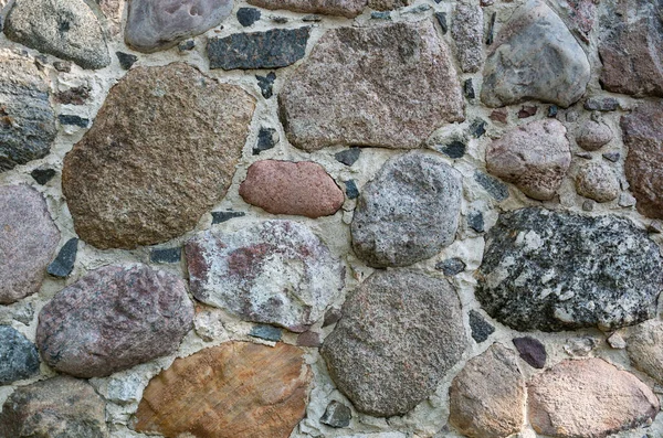 Velho Fundo Parede Pedras Cinza — Fotografia de Stock