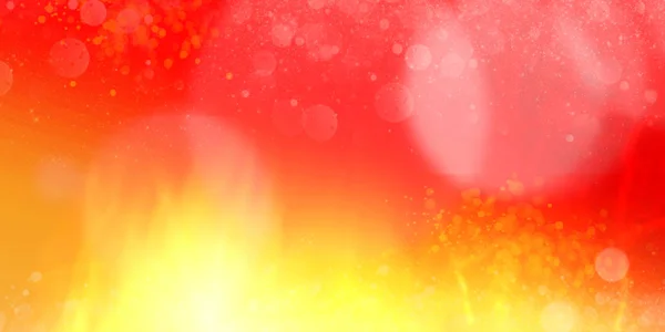 抽象的な赤オレンジ黄火は炎の背景です 水平なテンプレート — ストック写真