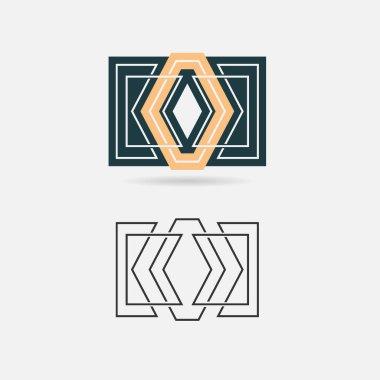 0 tipi minimal logo tasarımı. O harfi modern tekno stil logoti. Sıfır işareti şablonu.