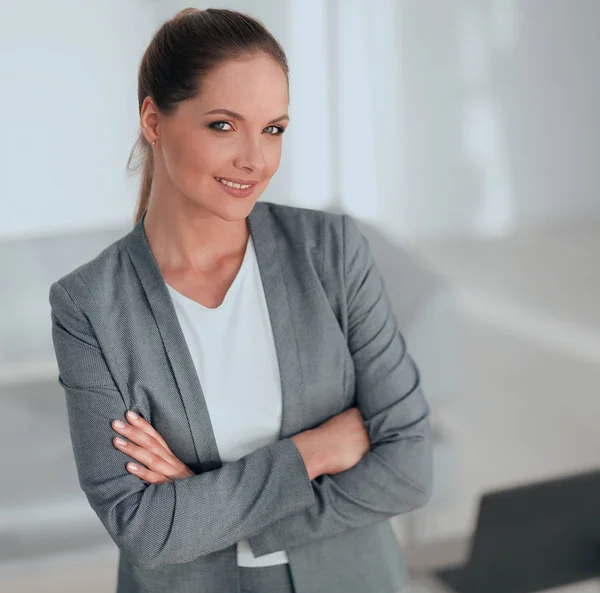 Retrato de mujer de negocios moderna — Foto de Stock