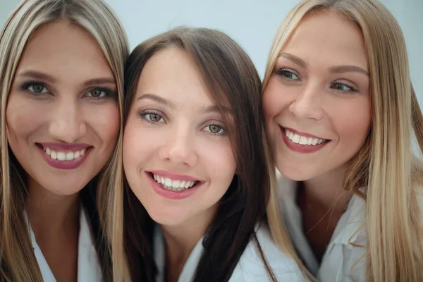 Closeup portrait of three nurses. — Stock Photo, Image