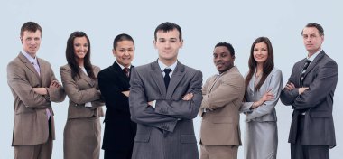 çok ırklı iş takım portresi