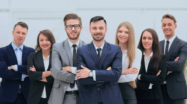 Grupo portrait.project managers y equipo de negocios —  Fotos de Stock