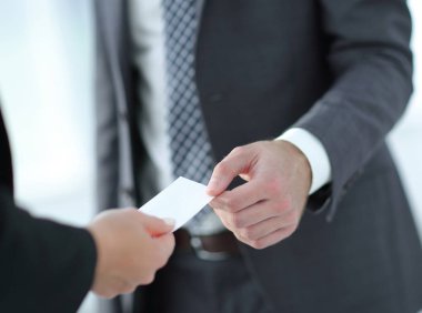 Döviz kartvizit ilk defa karşılamak