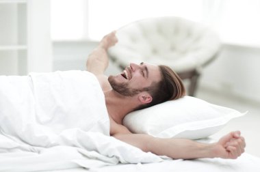 Pazar sabahı uyanma iş adamı