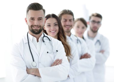 portre .group tıbbi işçilerin