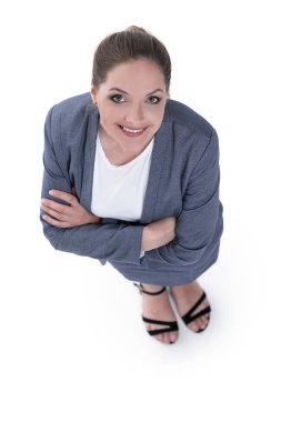 iş kavramı. En baştan görüntüleyin. iş kadını ararken.