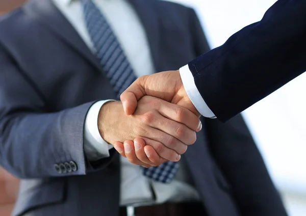 Business Handslag Och Affärsmän Affärsidé — Stockfoto