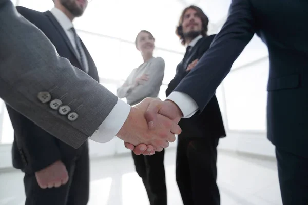 Business concept handshake business people — Stock Photo, Image
