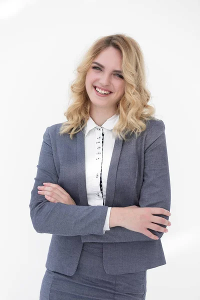 Retrato de uma mulher de negócios sorridente — Fotografia de Stock