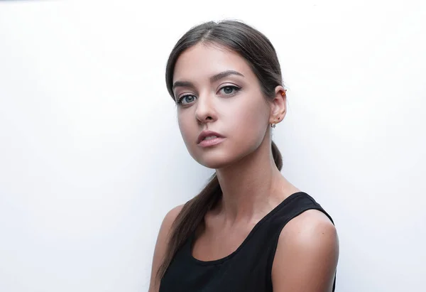 Retrato de uma jovem mulher bonita — Fotografia de Stock