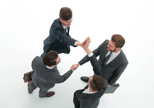 Parceiros de negócios dando um alto cinco — Fotografia de Stock