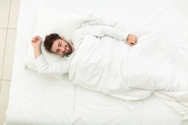 Background image waking up beautiful men. — Stock Photo, Image