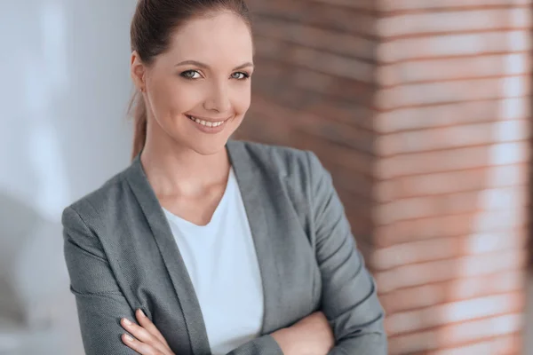 现代商业女人的画像 — 图库照片