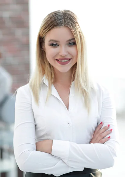 Retrato de una joven empresaria —  Fotos de Stock