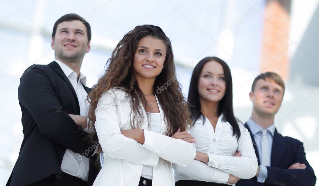 portrait of a young business team