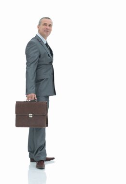 yan view.a kendine güvenen avukat kameraya bakıyor