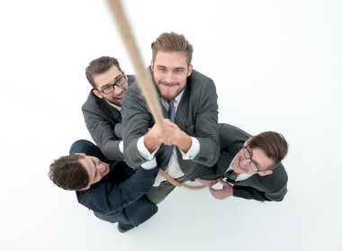 İş Takım Halat tırmanmaya yönetmen yardım.