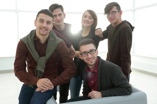 Retrato de primer plano del exitoso equipo de negocios . — Foto de Stock