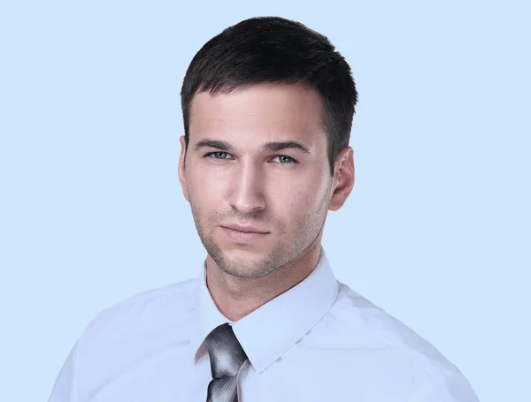 Closeup portrait of a confident handsome businessman — Stock Photo, Image