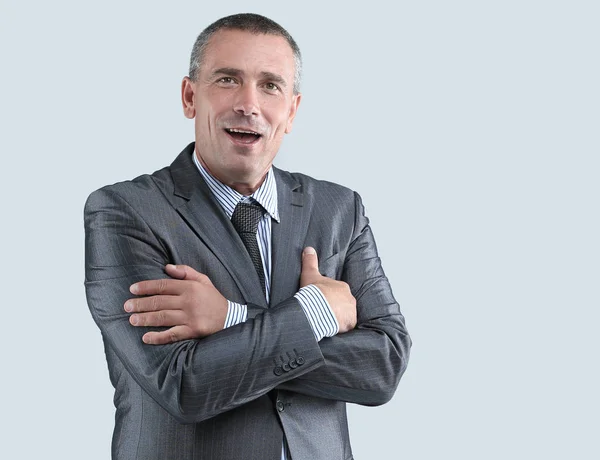 Rostro de un exitoso hombre de negocios — Foto de Stock