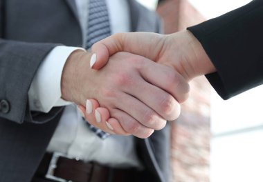 Ortak iş sözleşmesi tebrik etmek için şirket yöneticileri