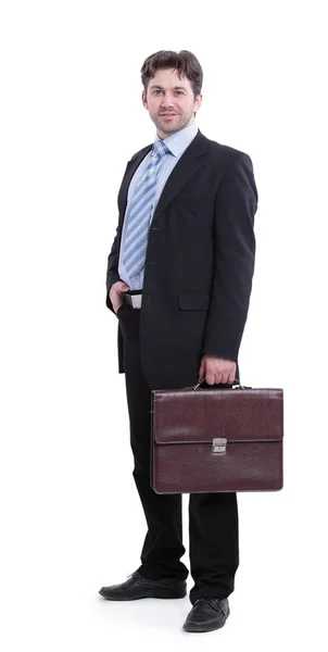 In full growth. portrait of a successful businessman — Stock Photo, Image