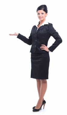 başarılı kadın kopya alanı üzerinde işaret.