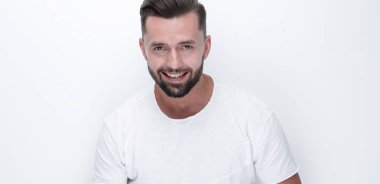 closeup.modern, genç adam rahatlatıcı