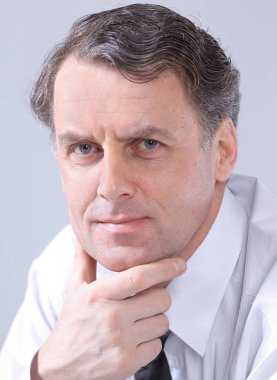 portre. yüz, erkek doktor